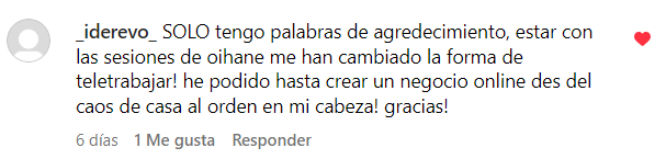 Opinión alumna programa ordena tu casa y se feliz.4